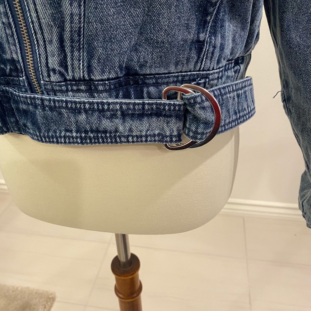 *1 LEFT* - PRICE FIRM - Denim Jacket with Sherling Lining - Picture 9 of 9